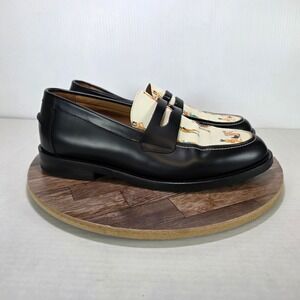Duke + Dexter Penny Loafers Playboy Edition Mens Size 10 Black Pin Up Girl Print